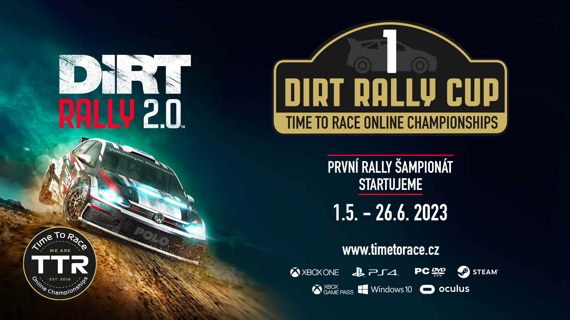 Startujeme DiRT Rally Cup 1